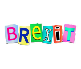 Brexit word concept.