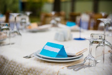 festive wedding table