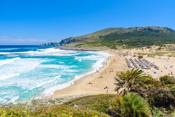 Cala Mesquida - beautiful beach of island Mallorca, Spain
