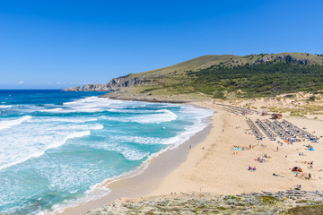 Cala Mesquida - beautiful beach of island Mallorca, Spain