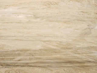 Wheel tracks on country road