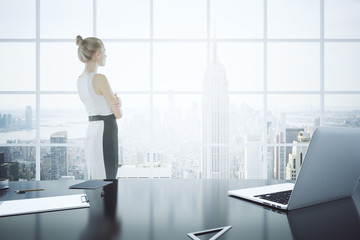 Businesswoman in office