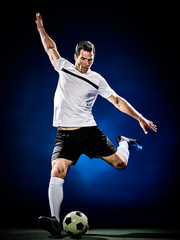 soccer player man isolated © snaptitude