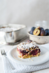 Sweet plum cake