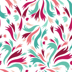 Fototapeta premium Colorful abstract seamless pattern. 