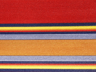 Fabric with colorful pattern, background and texture