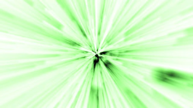 Green Explosion Galaxy Shiny Lines On White Abstract Background
