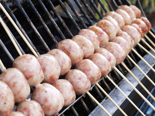 Grilled thai sausage