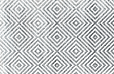 Geometrical silver pattern.