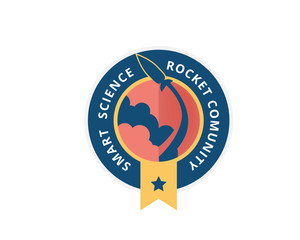 Modern Premium Activity Badge - Rocket Scientist Club
