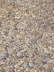 Massage stone walkway texture