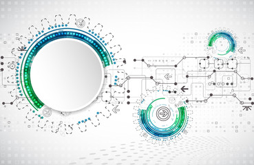 Abstract technological background.