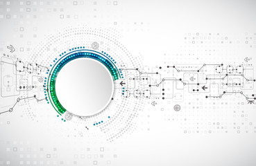 Obraz premium Abstract technological background.