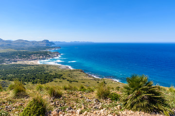 Fototapeta na wymiar Cala Mesquida - beautiful coast of island Mallorca, Spain
