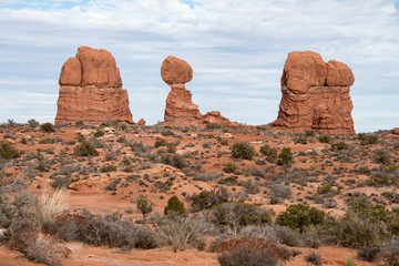 Views from the Arches National Park, Utah