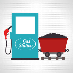 gas and mining isolated icon design, vector illustration  graphic 