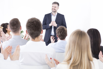 Obraz premium Corporation management meeting