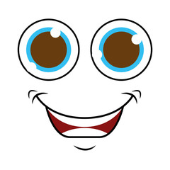 monster face isolated icon design