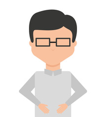 businessman avatar isolated icon design
