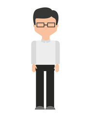 businessman avatar isolated icon design