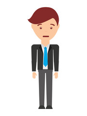 businessman avatar isolated icon design