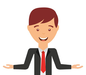 businessman avatar isolated icon design