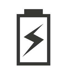 charging Battery status isolated icon design