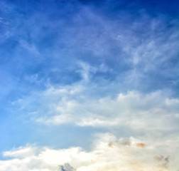 fluffy cloud on sky, dramatic cloudy sky background