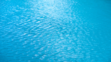 Fototapeta na wymiar Pool water blue clean