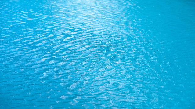 Pool water  blue clean