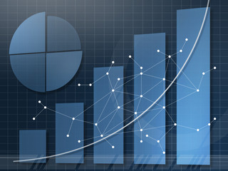 Statistic graphs under the networking shape