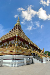 Fototapeta na wymiar Buddist nine floor temple Wat Nhong Waeng Khonkaen Thailand