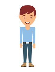 man avatar isolated icon design