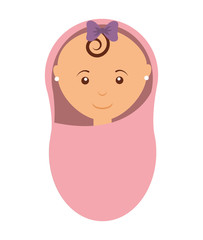 little baby  isolated icon design