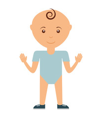 little baby  isolated icon design