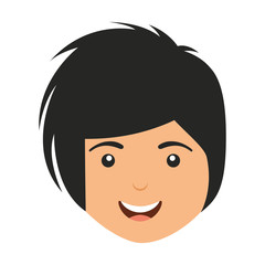 woman avatar isolated icon design