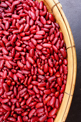 red kidney beans for background