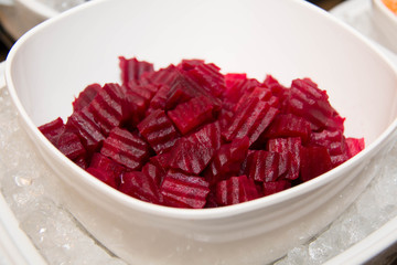  bowl of delicious beetroot very healthy