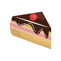 Delicious fast food isolated flat icon, vector illustration graphic design.