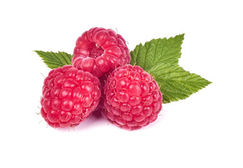 raspberry in close-up