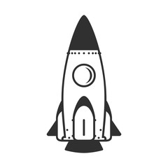 Vector icon rocket