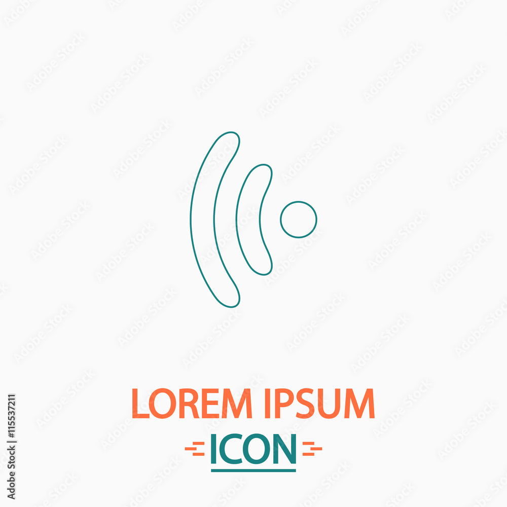 Poster wireless computer symbol