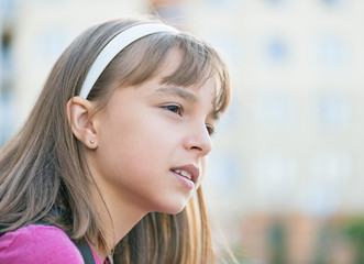 Girl back to school