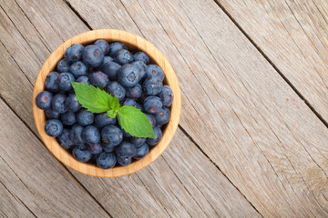 Blueberries in bowl