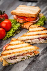 Grilled chicken sandwich