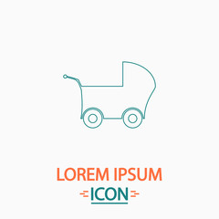 Baby Stroller computer symbol