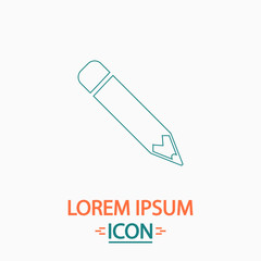 Pencil computer symbol