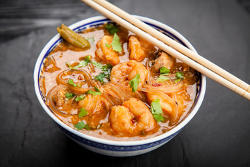 Asian shrimp soup