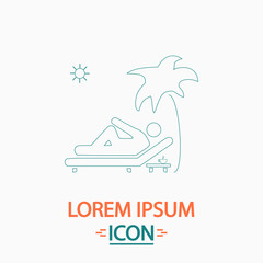 beach computer symbol