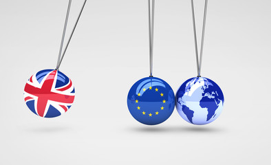 Brexit Effect And Global Business Consequences Concept
